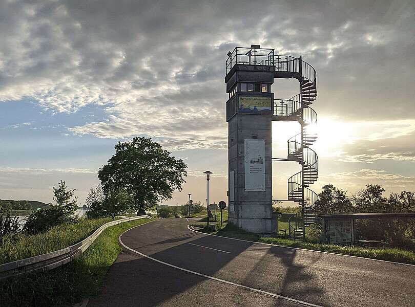 Grenzturm an der Elbe