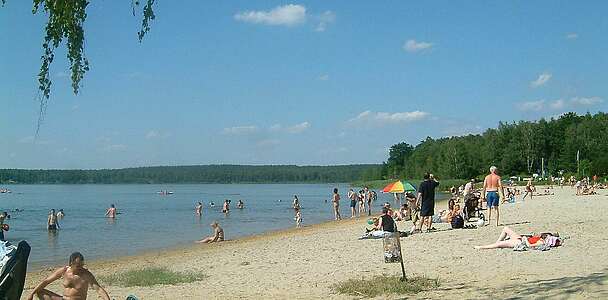 Badestrand am Grünewalder Lauch