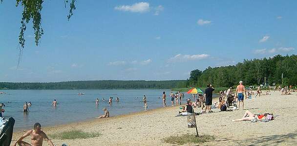 Badestrand am Grünewalder Lauch