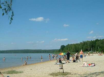 Badestrand am Grünewalder Lauch