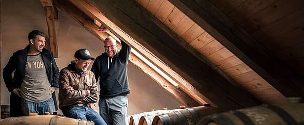 Die Gründer der Spreewood Distillers in Schlepzig