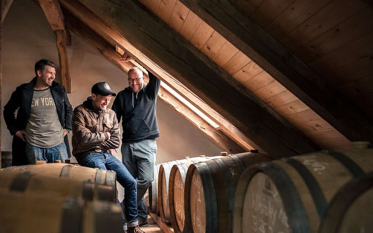 Die Gründer der Spreewood Distillers in Schlepzig