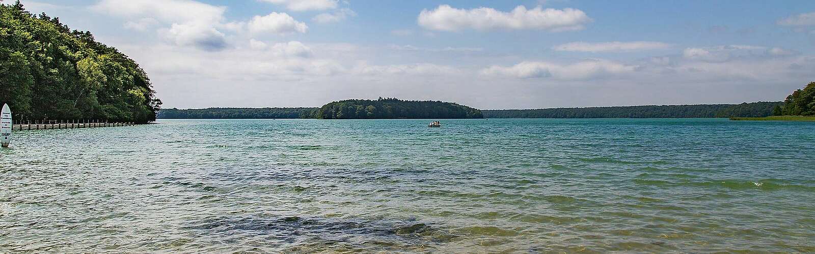 Blick auf den Stechlinsee,
            
        
                Foto: TMB Tourismus-Marketing Brandenburg GmbH/Steffen Lehmann