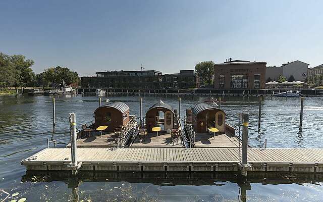 Havelflöße in Brandenburg an der Havel