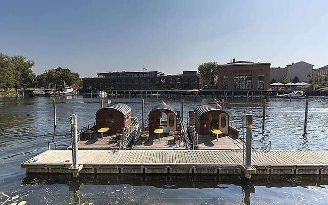 Havelflöße in Brandenburg an der Havel