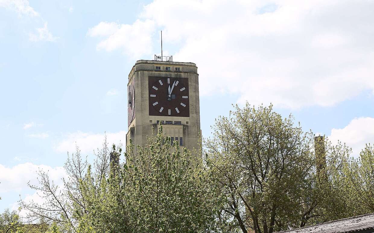 Der Uhrenturm in Wittenberge.