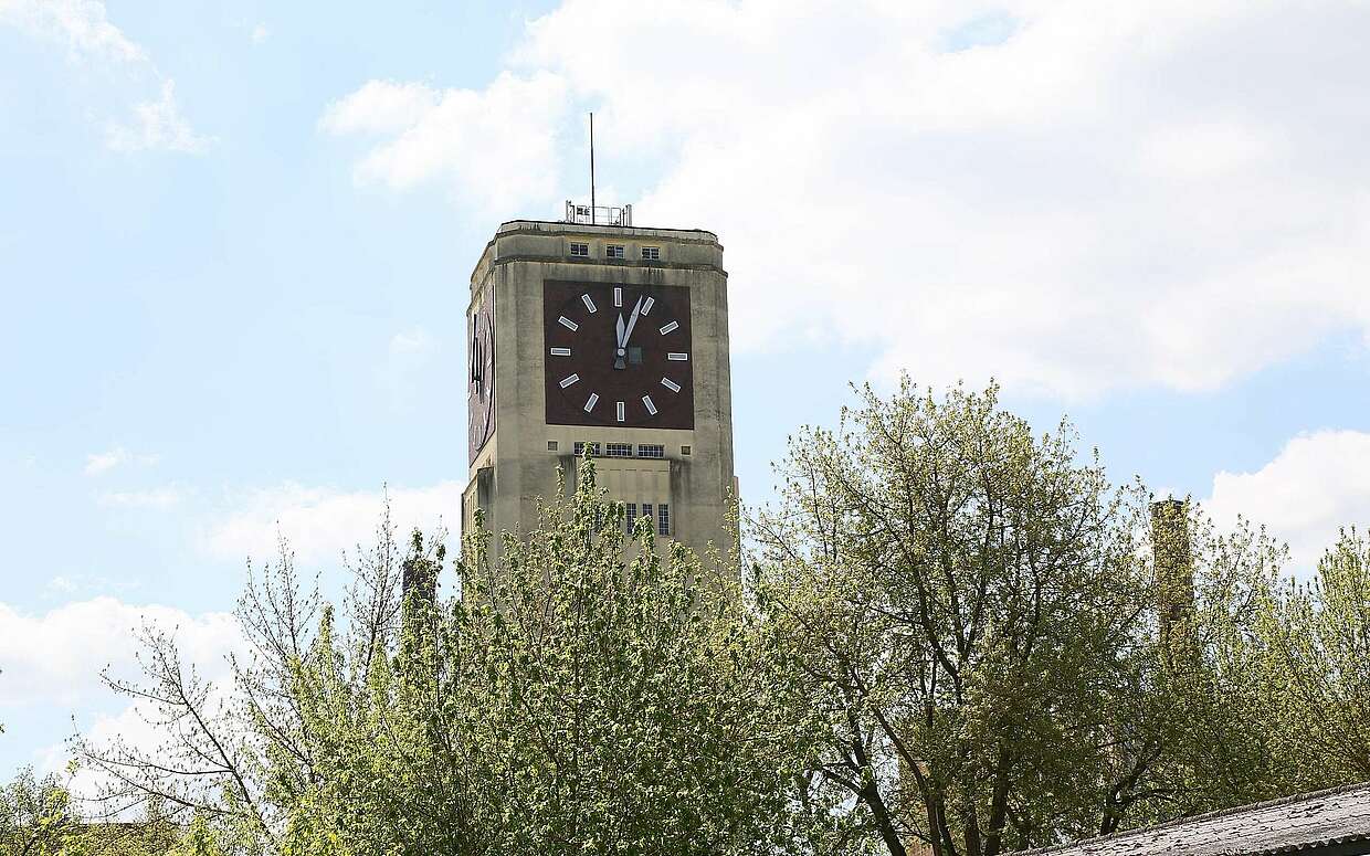 Der Uhrenturm in Wittenberge.