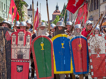 Festumzug beim Hussitenfest Bernau bei Berlin