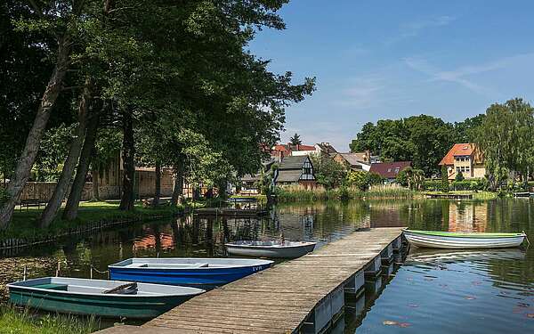 Steg am Stadtsee Lychen