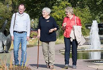 Spaziergang auf der Freundschaftsinsel