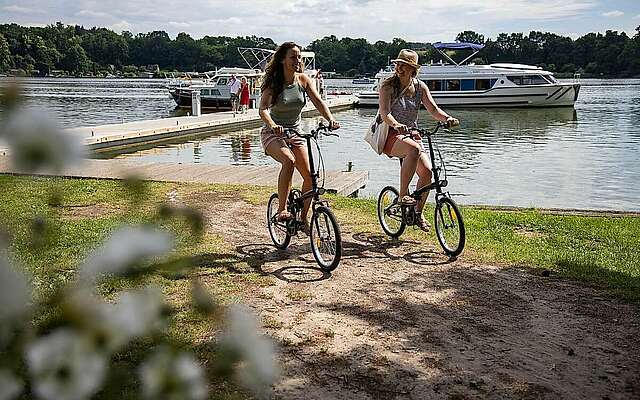 Radtour am Wasser