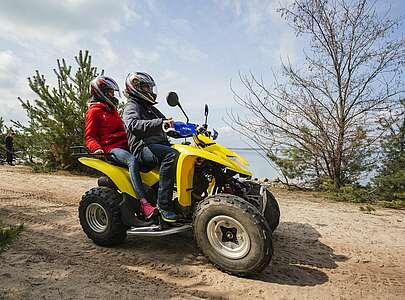 Quadtour zum Partwitzer See