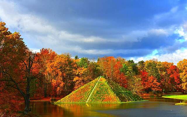 Pyramiden im Branitzer Park