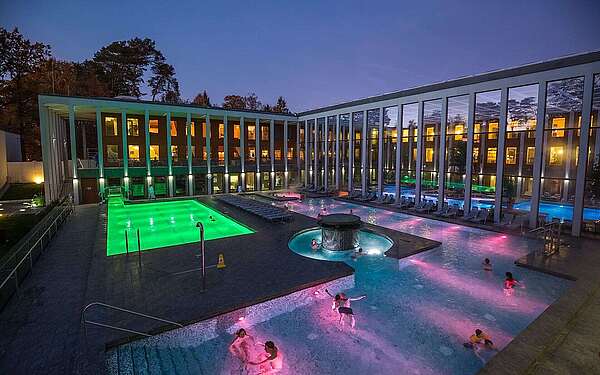 Außenbereich der Saarow-Therme
