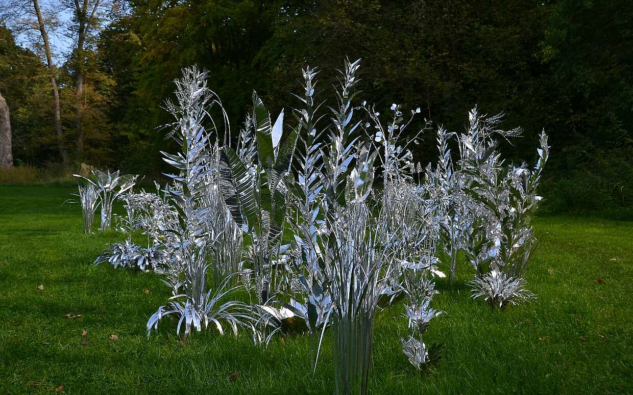 Skulpturenpark Schwante Aluminium-Garten