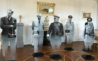 Ausstellung zur Potsdamer Konferenz 1945 im Schloss Cecilienhof