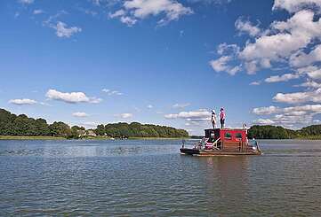 Floßtour auf dem Großen Wentowsee