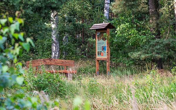 Rastplatz im Wildnisgebiet Lieberose
