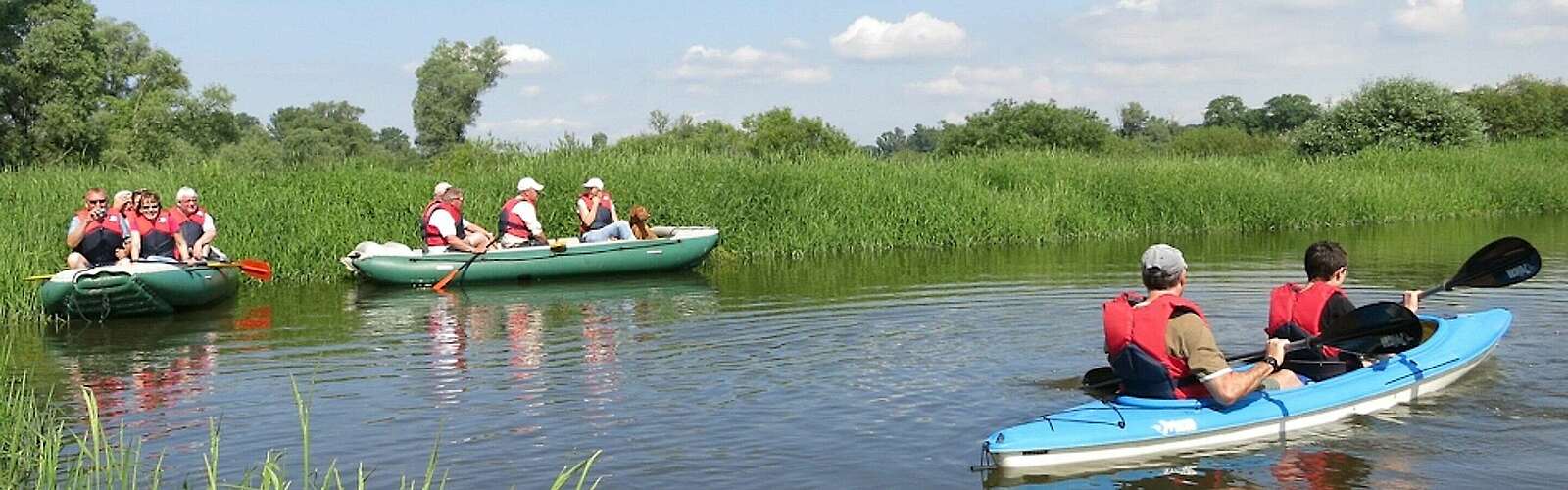 Paddeltour auf der Neiße,
            
        
                Foto: Marketing und Tourismus Guben e.V./Jana Wilke