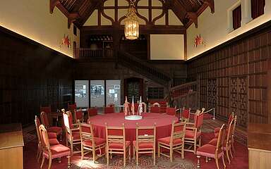 Schloss Cecilienhof - Konferenzraum Vestibül