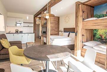Wohnbeispiel/Apartment B im Spreewelten Hotel
