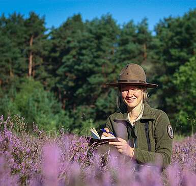Rangerin in der Retzower Heide