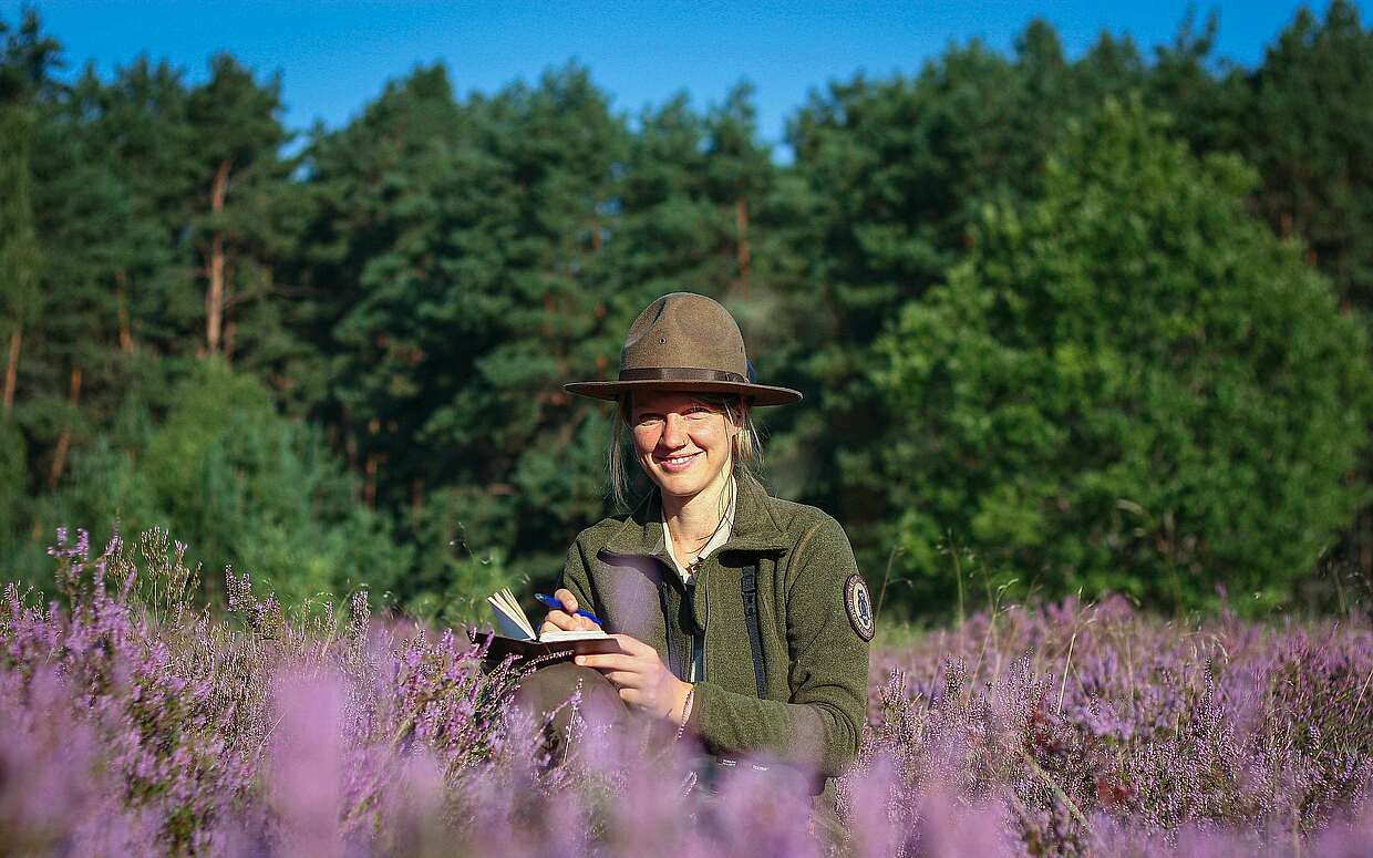 Rangerin in der Retzower Heide