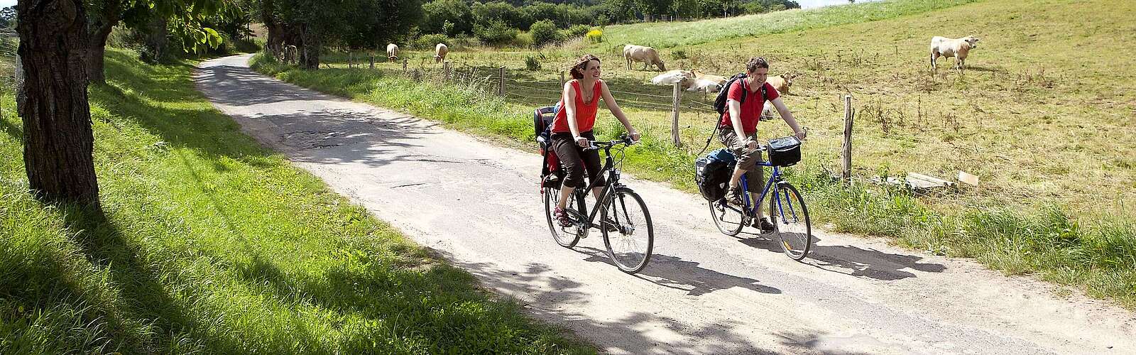 Radfahrer unterwegs