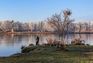 Am Ufer des Heiligen Sees in Potsdam