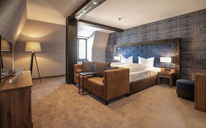 Wohnbeispiel/Gutsherren Suite im Spreewelten Hotel