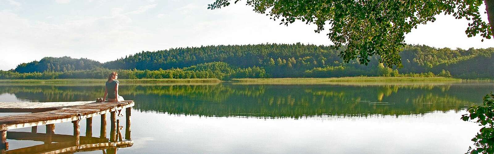 Entspannung im Naturpark Uckermärkische Seen,
        
    

        Foto: Fotograf / Lizenz - Media Import/Hendrik Silbermann