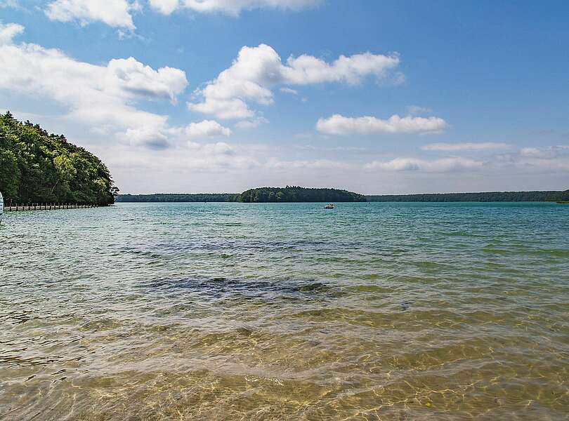 Blick auf den Stechlinsee