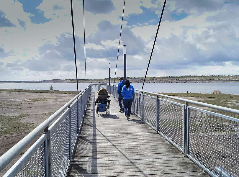 Seebrücke am Großräschener See