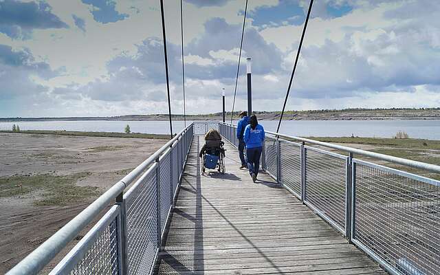 Seebrücke am Großräschener See