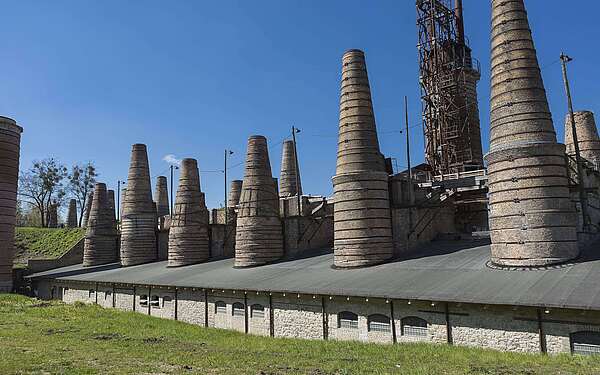 Schachtofenbatterie im Museumspark Rüdersdorf