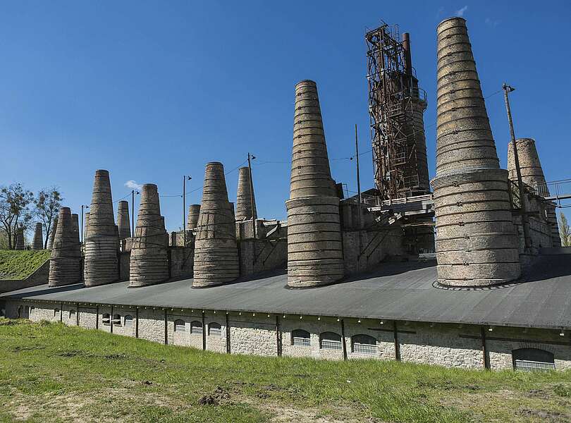 Schachtofenbatterie im Museumspark Rüdersdorf