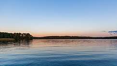 Sonnenuntergang am Werbellinsee