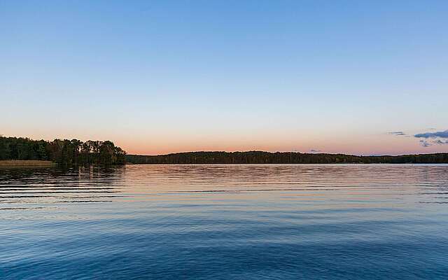Sonnenuntergang am Werbellinsee