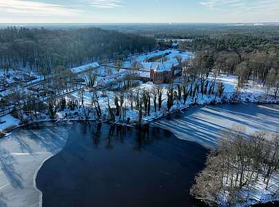 Kloster Chorin im Schnee