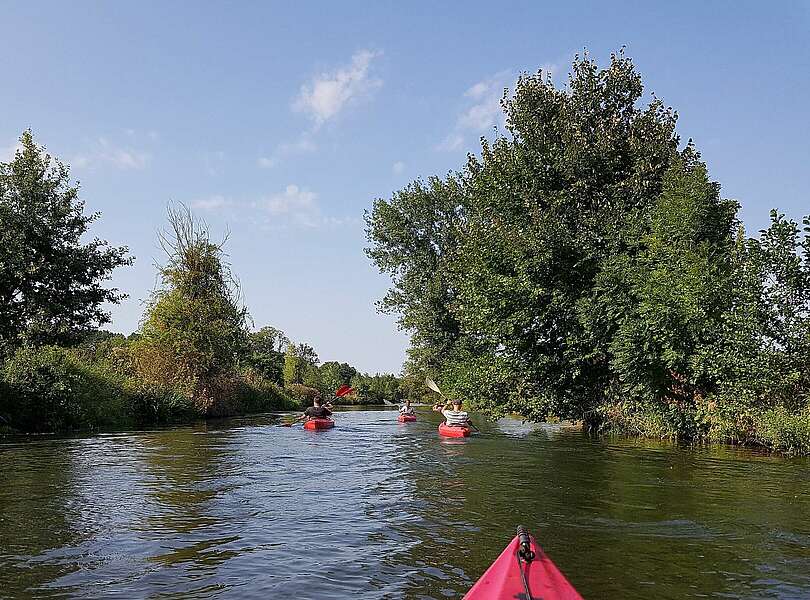 Mit dem Kajak unterwegs im Spreewald