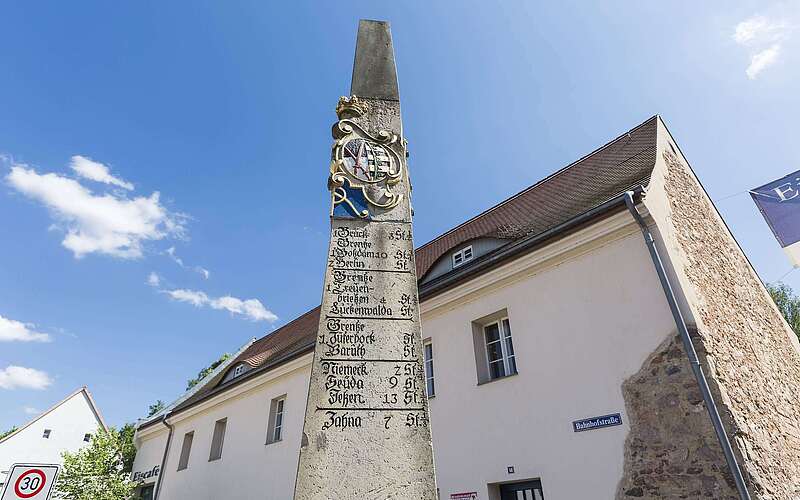 Postsäule in Bad Belzig