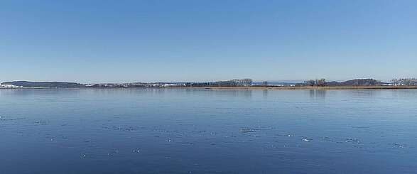Oberuckersee im Winter
