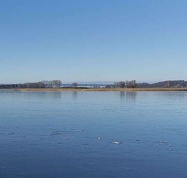 Oberuckersee im Winter