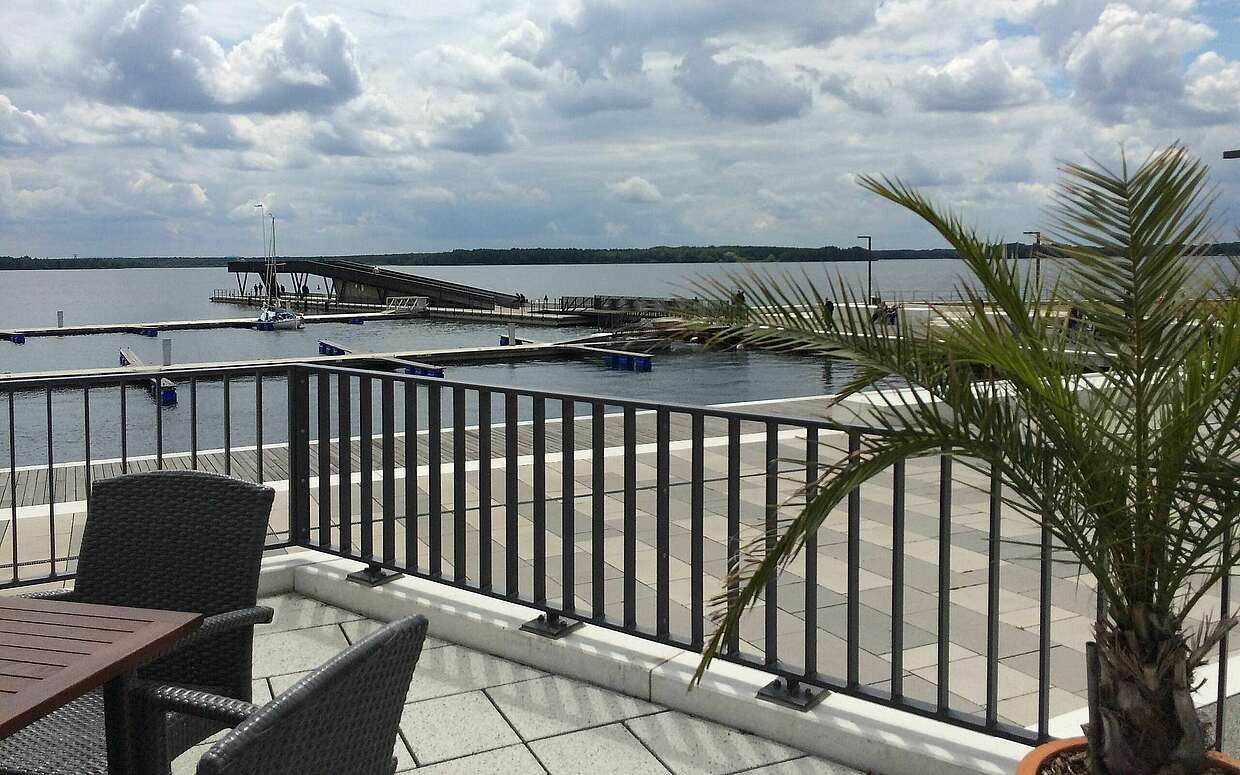 Blick auf den Senftenberger See
