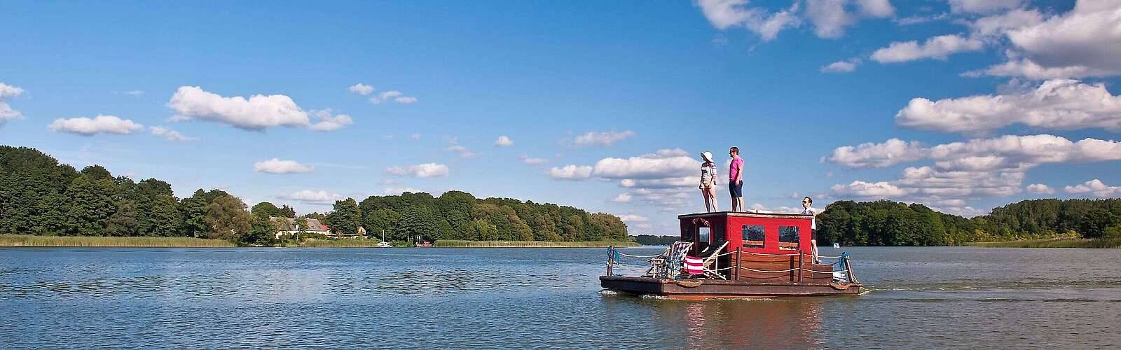Floßtour auf dem Großen Wentowsee
