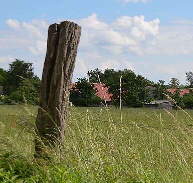 Sicht auf das Ökodorf Brodowin