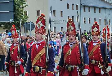 Parade der Langen Kerls in Königs Wusterhausen