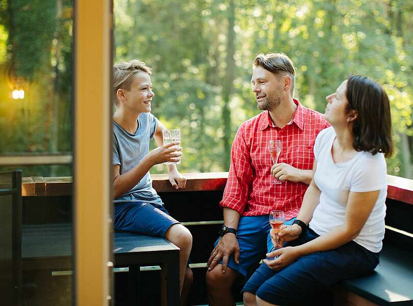 Familie im Hotel "Zur Waldhufe"