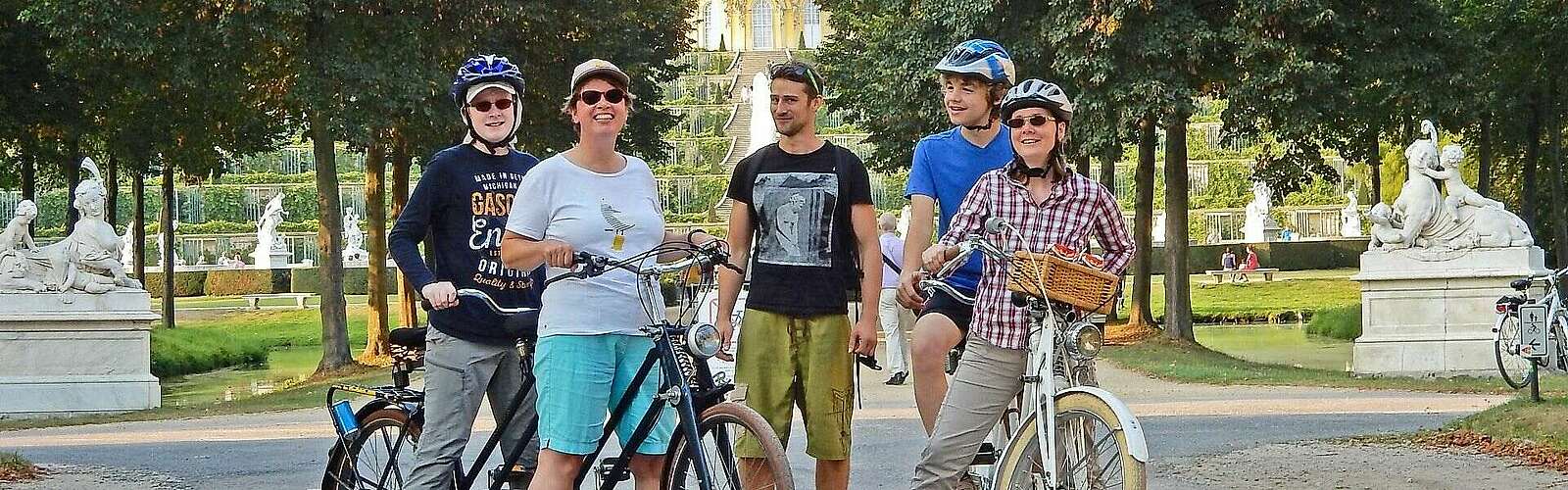 Tandemtour im Park Sanssouci,
            
        
                Foto: TMB Tourismus-Marketing Brandenburg GmbH und SPSG/Nicole Schrader