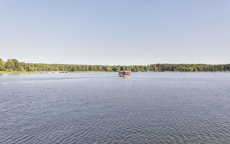 Hausboot auf dem Stolpsee